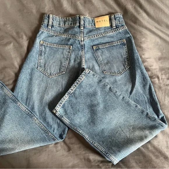 Motel Rocks Low Rise Parallel Jeans - Picture 3 of 4